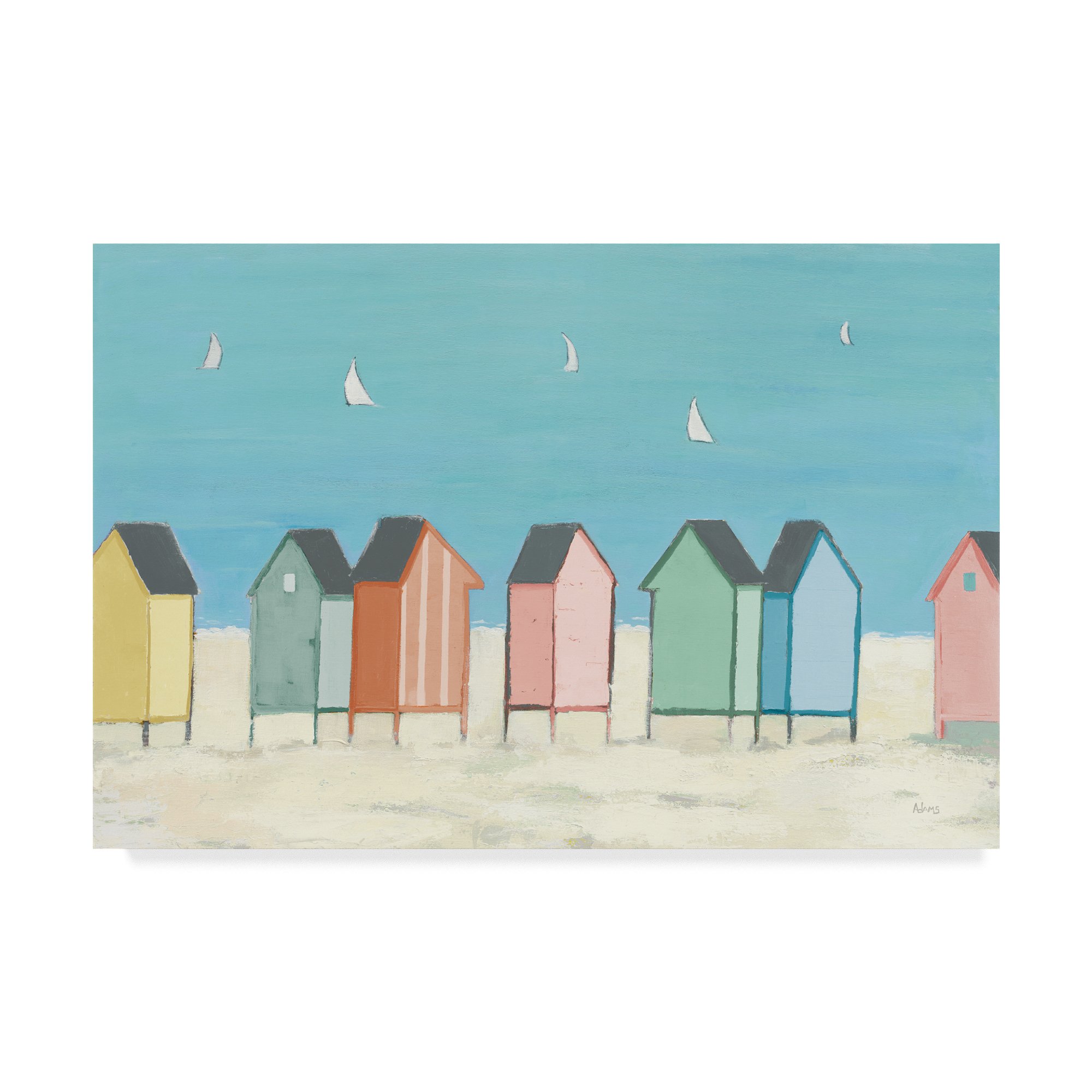 Trademark Fine Art Phyllis Adams Multicolor Canvas Painting - Perfect for Living Room, Bedroom & Office Wall Decor