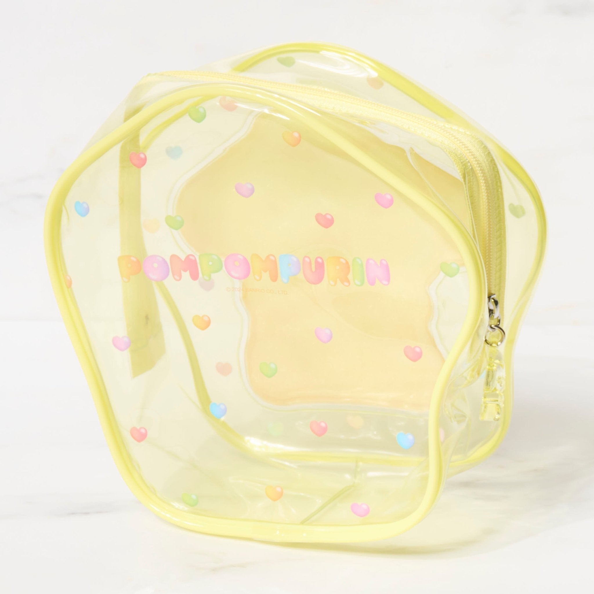 Sanrio Character Clear Pouch - Cute & Durable Plastic Zipper Bag for School, Travel & Cosmetics Storage - Hello Kitty, My Melody & More Anime Designs