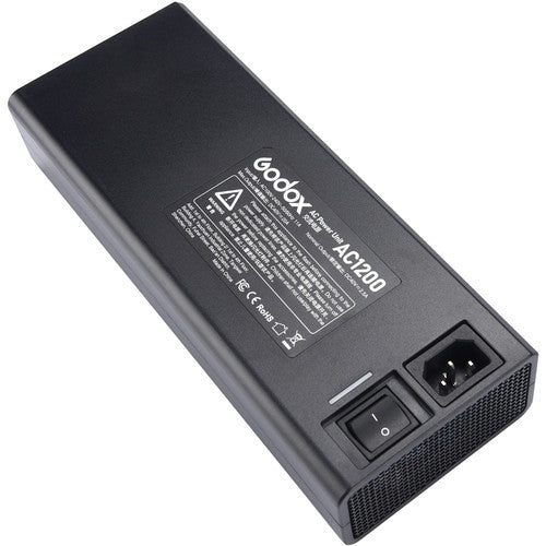 Godox AC Adapter for AD1200Pro Battery Powered Flash System - Power Supply for Studio Photography, Outdoor Shooting & Continuous Lighting Needs