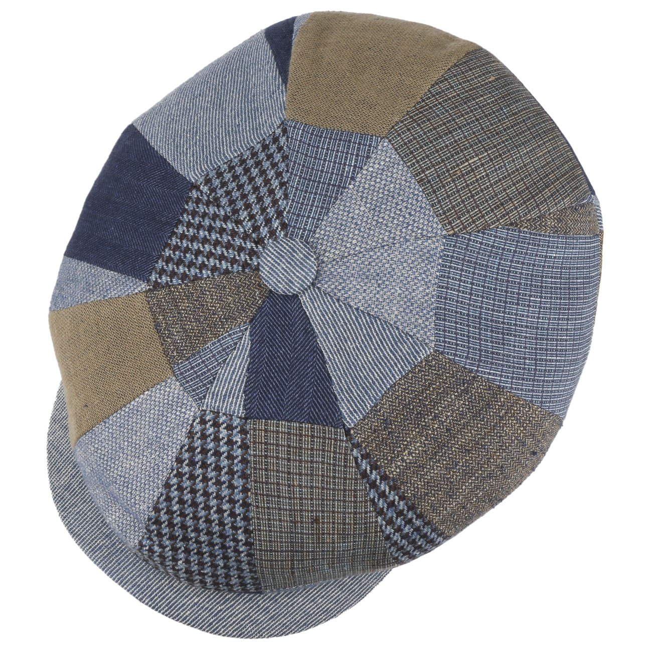 Stetson Hatteras Laughlin Flat Cap for Men - Classic Cotton Twill Ivy Hat with Brim - Perfect for Golf, Driving, and Casual Outfits