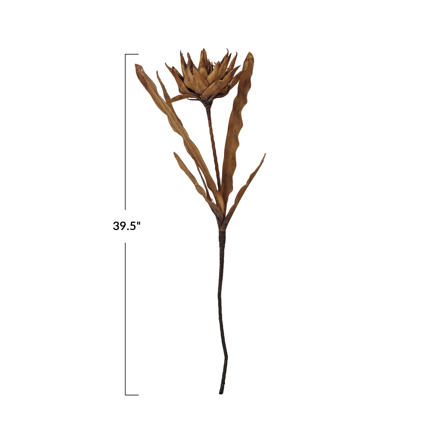 Artificial Camel Faux Flower Stems with Realistic Leaves - Decorative Floral Picks for Home, Wedding, and Party Arrangements