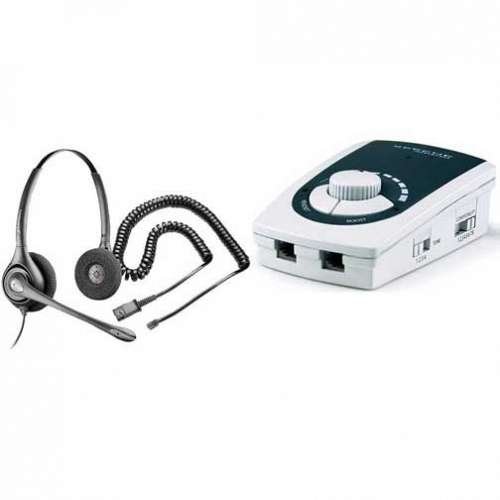 Serene Innovations UA-50 Professional Business Phone Amplifier with H261N Headset - Boost Call Clarity for Office, Customer Service & Remote Work