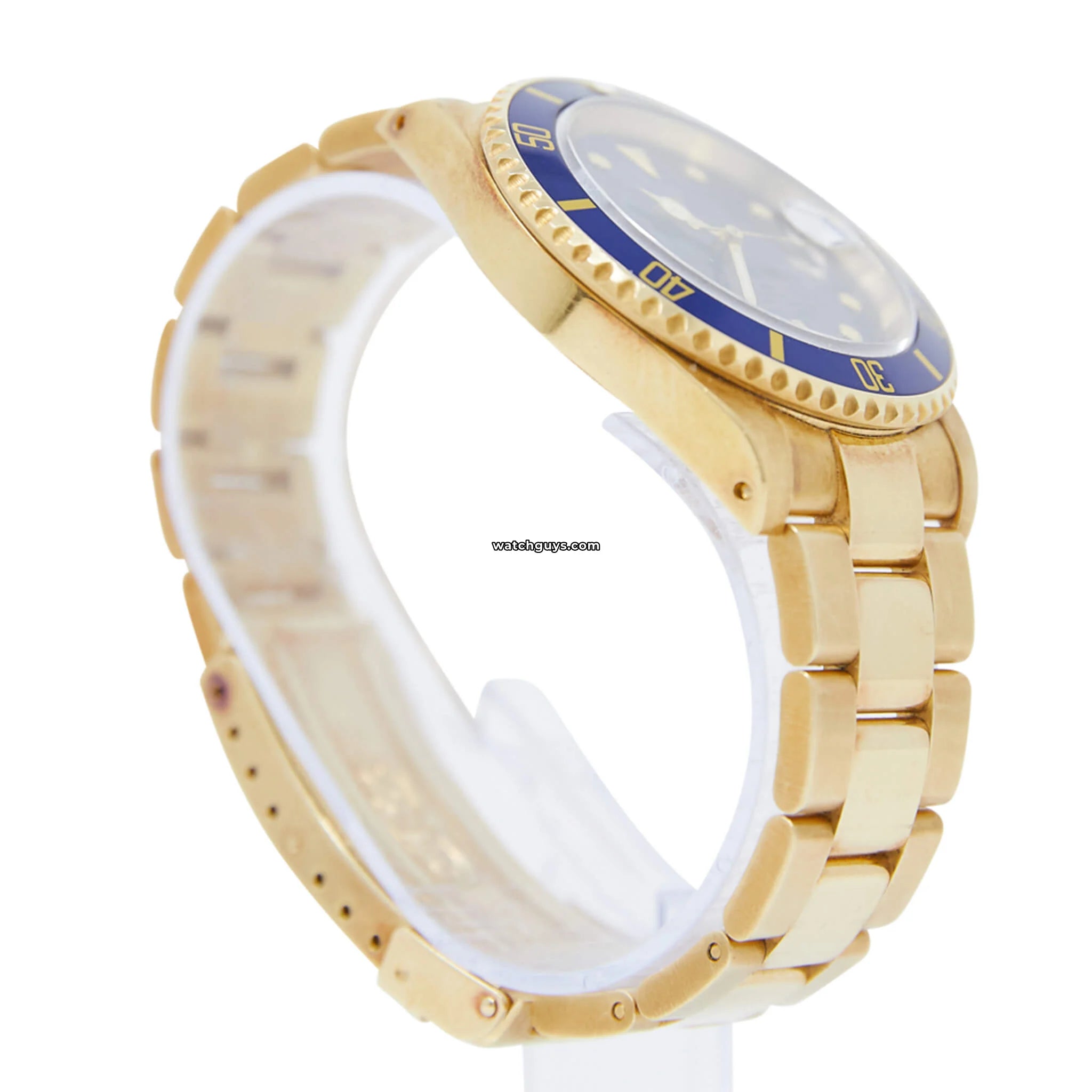 Rolex Submariner 16618 Blue Dial Men's Luxury Watch - 18K Gold & Stainless Steel Diver Watch for Professional Scuba Diving, Business & Formal Occasions