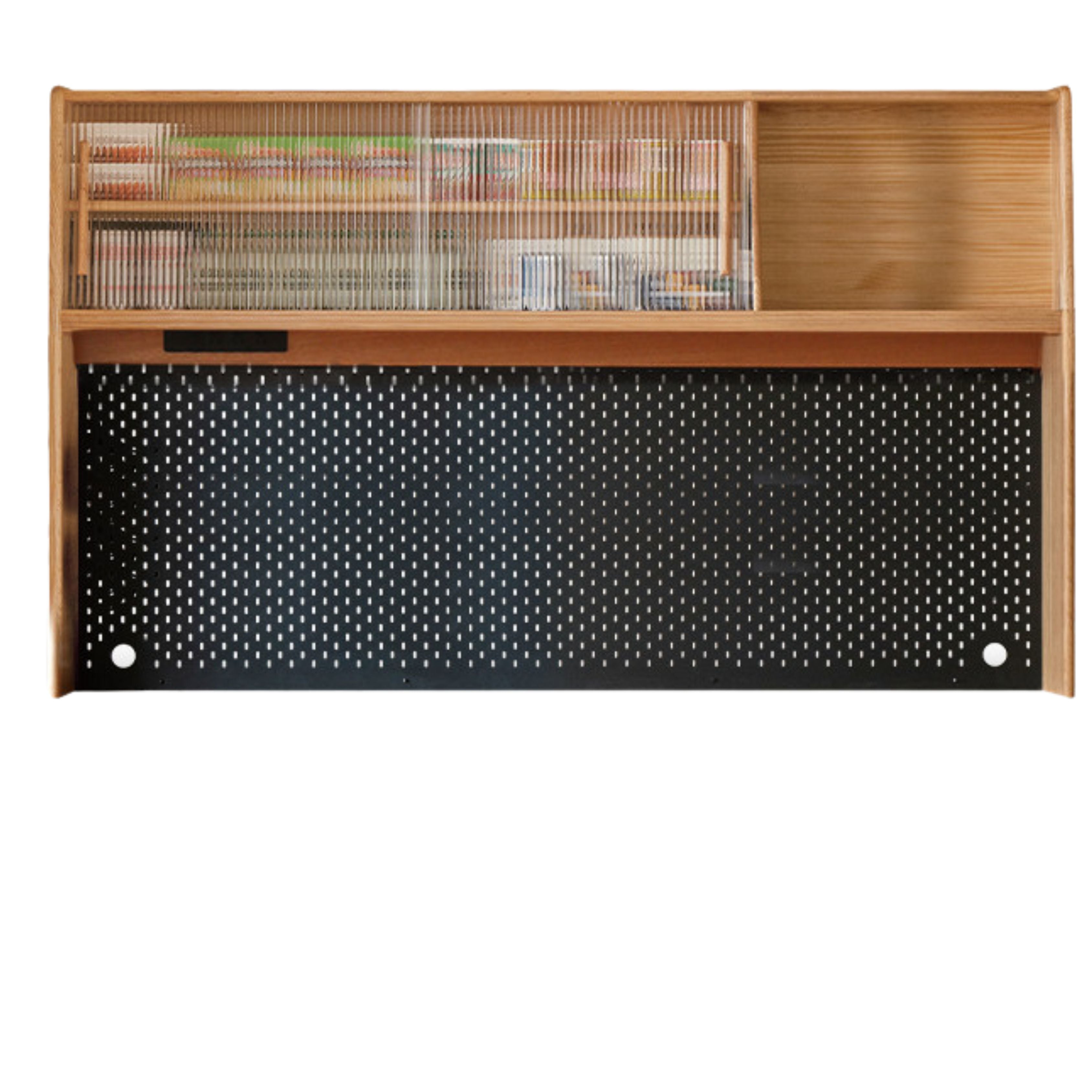Solid Oak Wood Locker - Multi-Functional Storage Cabinet with Shelves & Drawers - Perfect for Entryway, Bedroom, or Office Organization
