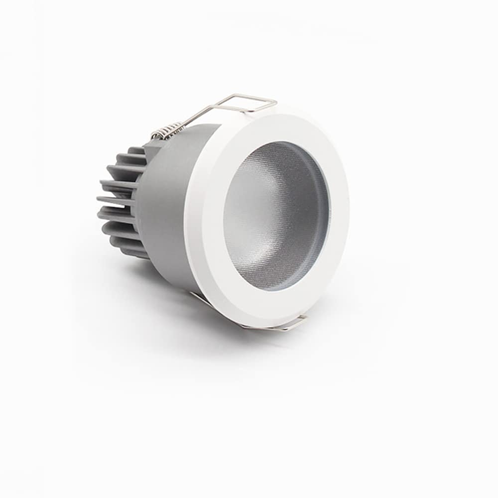 Super Bright LED Spot Lights 7W/10W - 75MM Ceiling Downlights with COB Panel Technology - 88mm Diameter Anti-Vertigo Recessed Lighting for Hotels, Corridors & Home Decoration (Perfect for Accent Lighting in Living Rooms, Bedrooms, and Commercial Spaces)