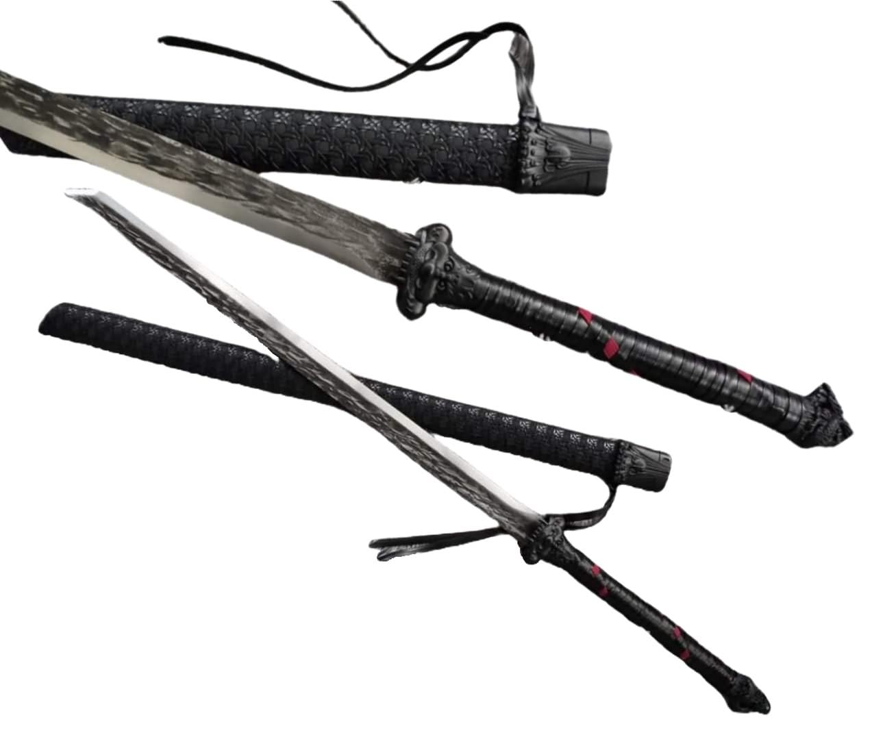 Handmade Chinese Sword - High Carbon Steel Blade with Alloy Fittings | Authentic Kung Fu Weapon | Perfect for Martial Arts Training, Cosplay & Collectors