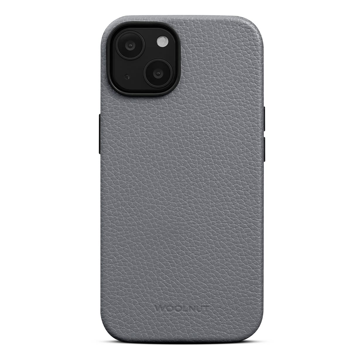 Premium Genuine Leather iPhone 14 Case - Soft Woolnut Grey Protective Cover | Slim Fit, Scratch Resistant | Perfect for Business, Travel & Everyday Use