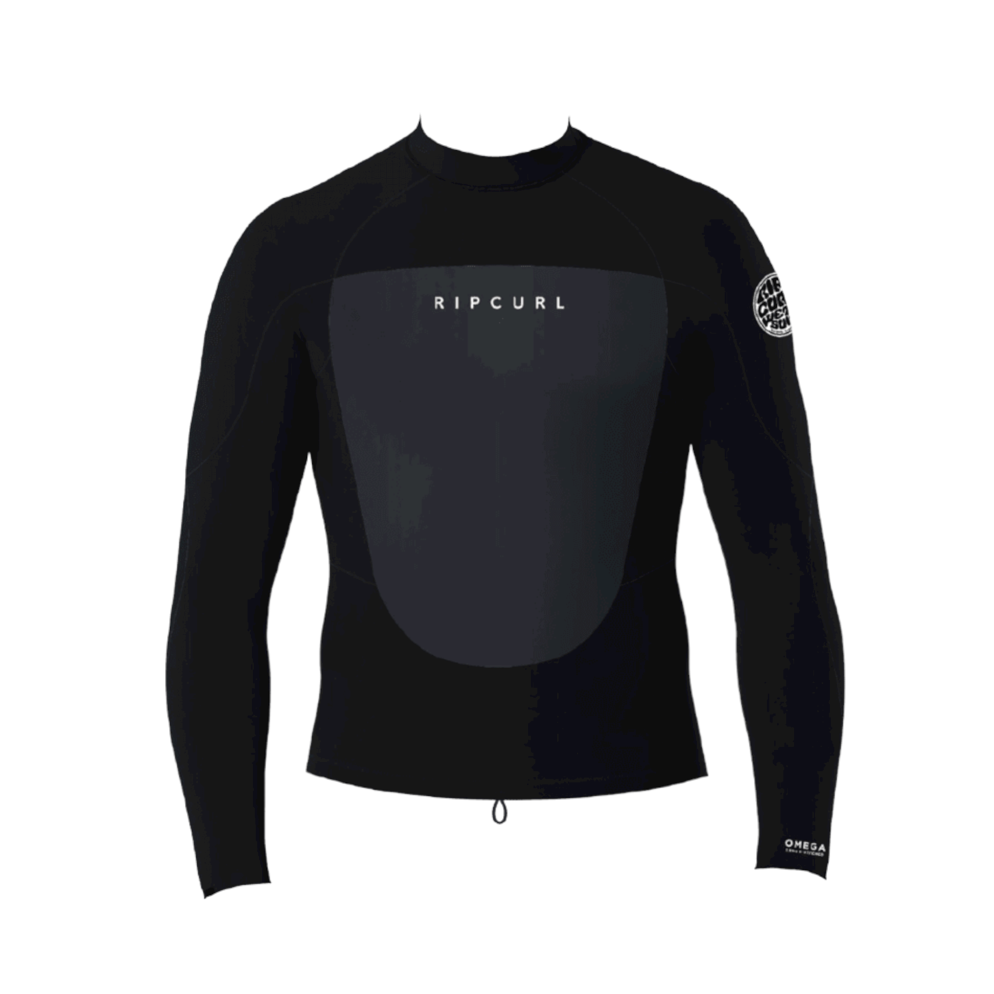 Rip Curl Omega Long Sleeve Wetsuit Jacket for Men & Women - 3mm Neoprene Surfing Jacket with UV Protection - Perfect for Surfing, Diving & Water Sports