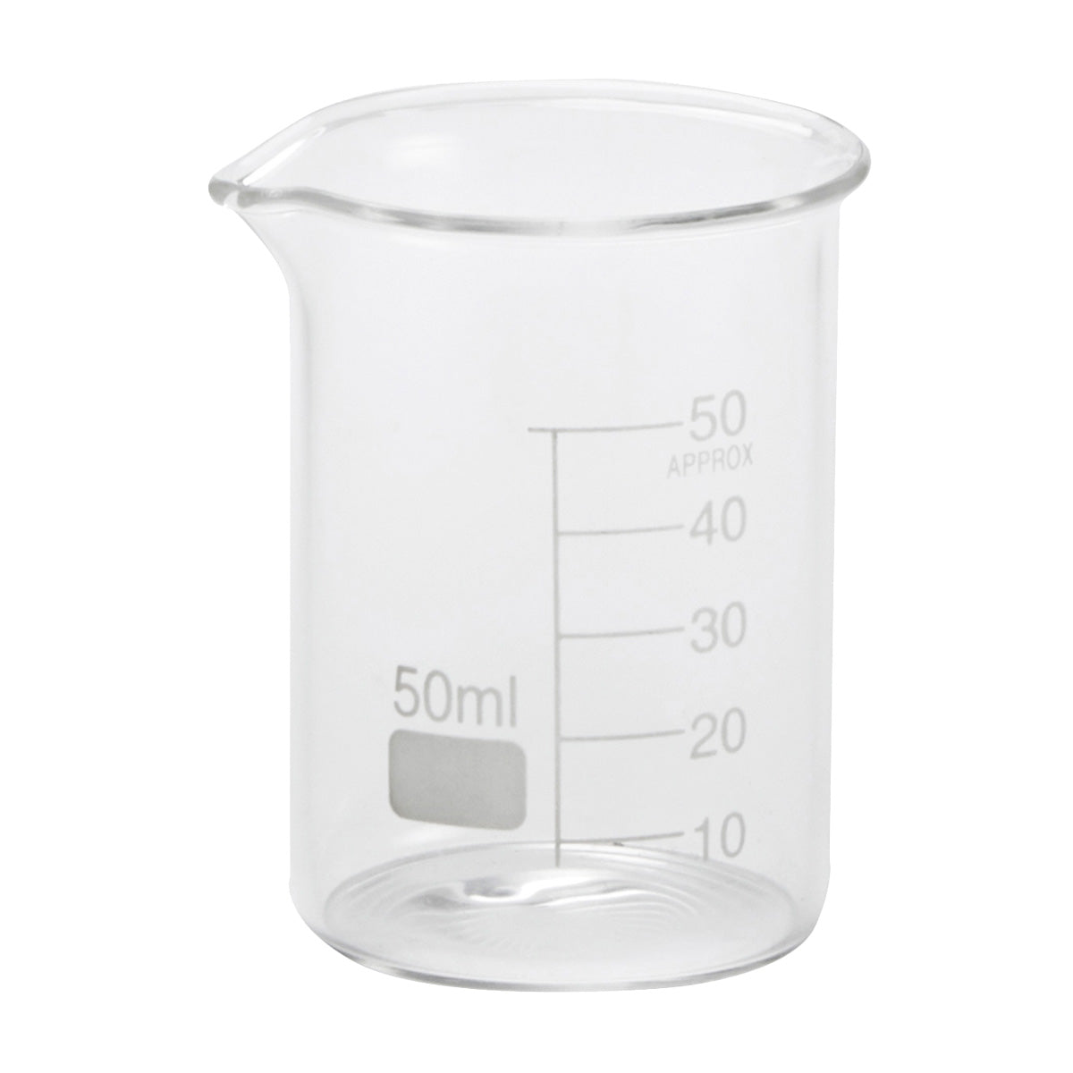 American Metalcraft GBE2 Chemistry Beaker - 1.75 oz (50ml) Glass Lab Beaker for Science Experiments, Mixing Drinks & DIY Crafts | Perfect for Home, School & Professional Laboratories