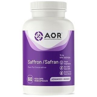 Premium Aor Saffron Extract 15mg - 60 Capsules for Mood Support & Stress Relief - Perfect for Daily Wellness & Mental Clarity