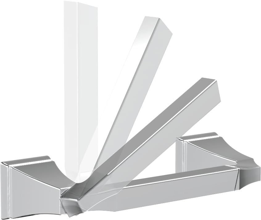 Delta Faucet 75150 Dryden Chrome Toilet Paper Holder - Modern Bathroom Tissue Dispenser for Home, Office & Restroom