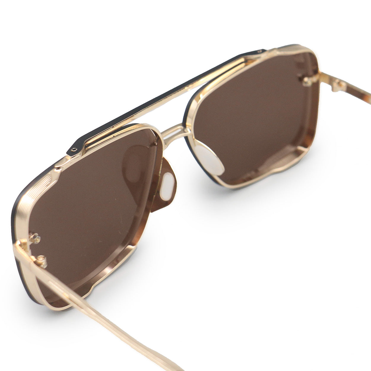 Bella Mirrored Bronze Aviator Sunglasses - Tangle-Free, Polarized, UV Protection for Men & Women - Perfect for Driving, Beach, and Outdoor Activities
