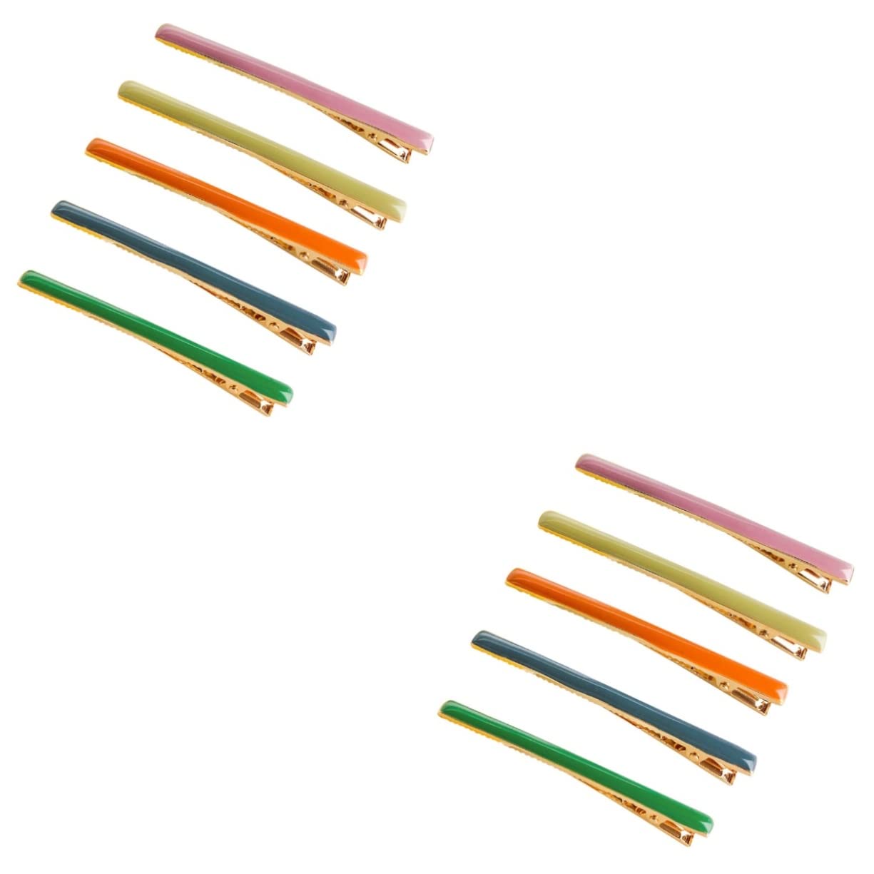 FRCOLOR 10 Pcs Rhinestone Hair Clips for Women - Shiny Metal Hairpins, Colorful Bobby Pins, Alloy Hair Accessories for Girls - Perfect for Parties, Weddings, and Everyday Styling