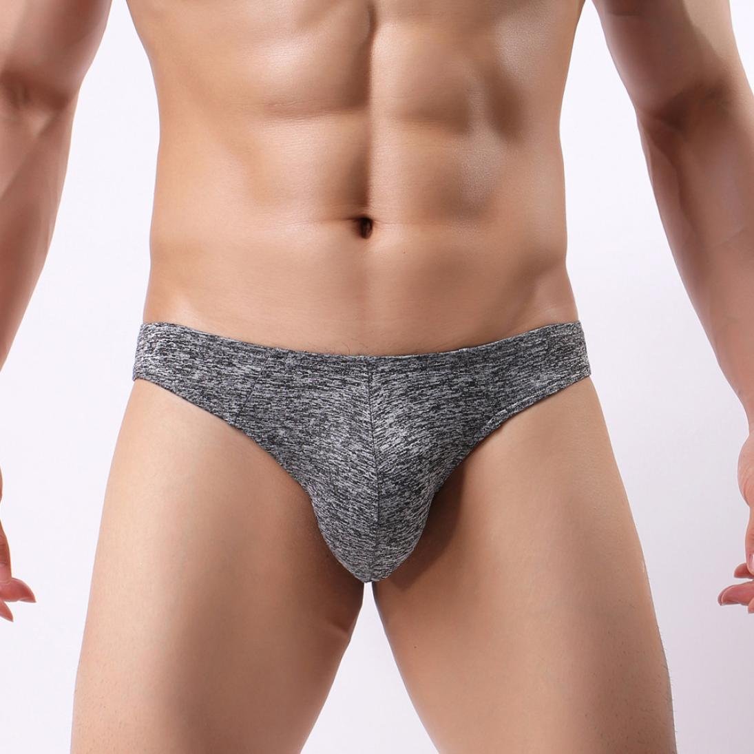 **Men's Breathable Lightweight Thong Underwear - Comfortable Low Rise G-String Bikini Briefs for Gym, Beach & Daily Wear**