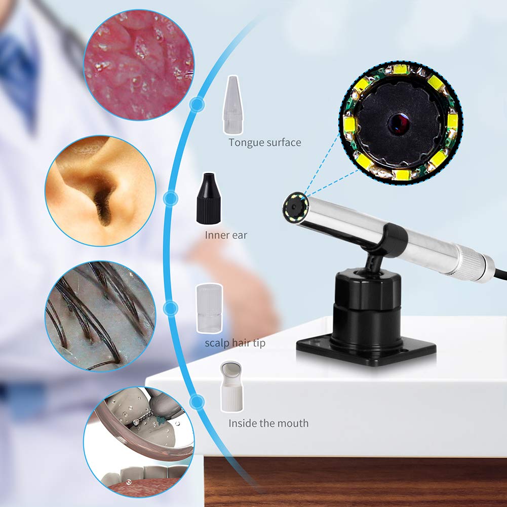 Andonstar AD206S 7-inch LCD Digital Microscope with Endoscope - 200X Magnification Zoom for Soldering, Phone Repair & Circuit Board Inspection | Perfect for Electronics Workbench, Jewelry Appraisal & Hobbyist Projects