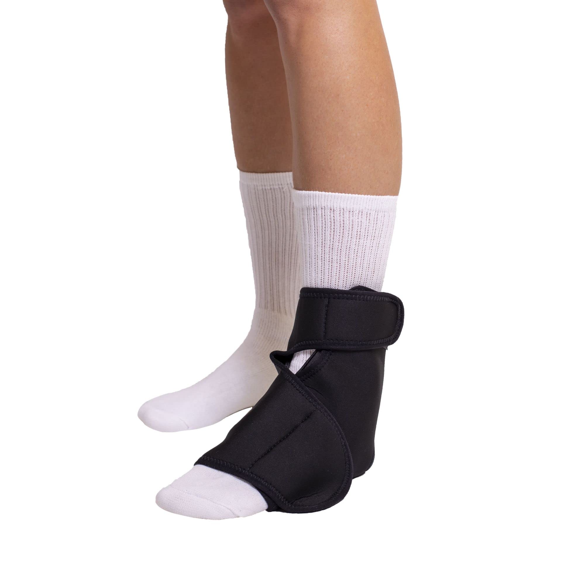 Brace Direct Full Shell Walking Boot for Ankle Support & Recovery + Foot & Ankle Ice Wrap – Ideal for Sprains, Fractures & Post-Surgery Rehabilitation