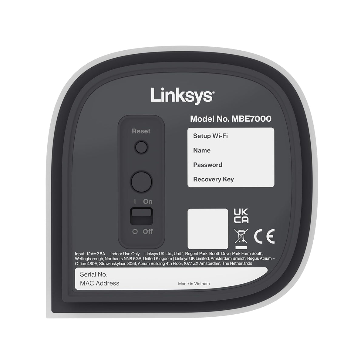 Linksys Velop Pro 7 Mesh WiFi 6E Router (MBE7000) Tri-Band BE11000 3-Pack - Whole Home Coverage for Gaming, Streaming & Smart Devices