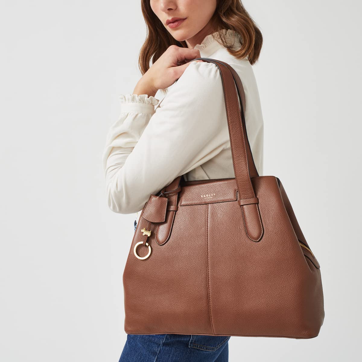 RADLEY London Piccardy Hill Women's Leather Shoulder Bag - Medium Size Crossbody Purse - Stylish Handbag for Work, Travel & Everyday Use