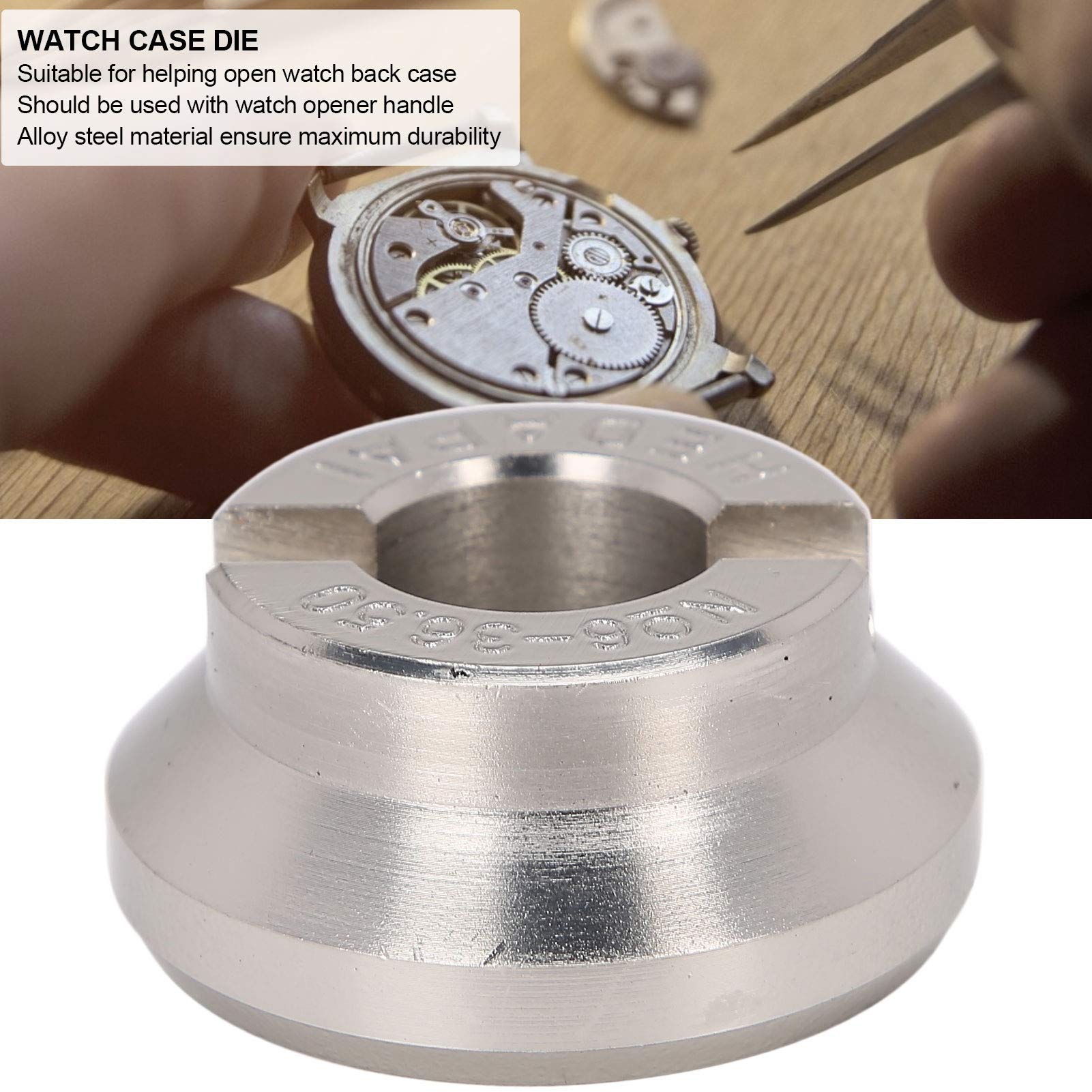 5537 Watch Case Back Opener Die - Professional Watch Repair Tool for Opening Screw Back Covers | Essential Watchmaking Accessory for Jewelers & Hobbyists | Perfect for Rolex, Omega & Luxury Watch Maintenance