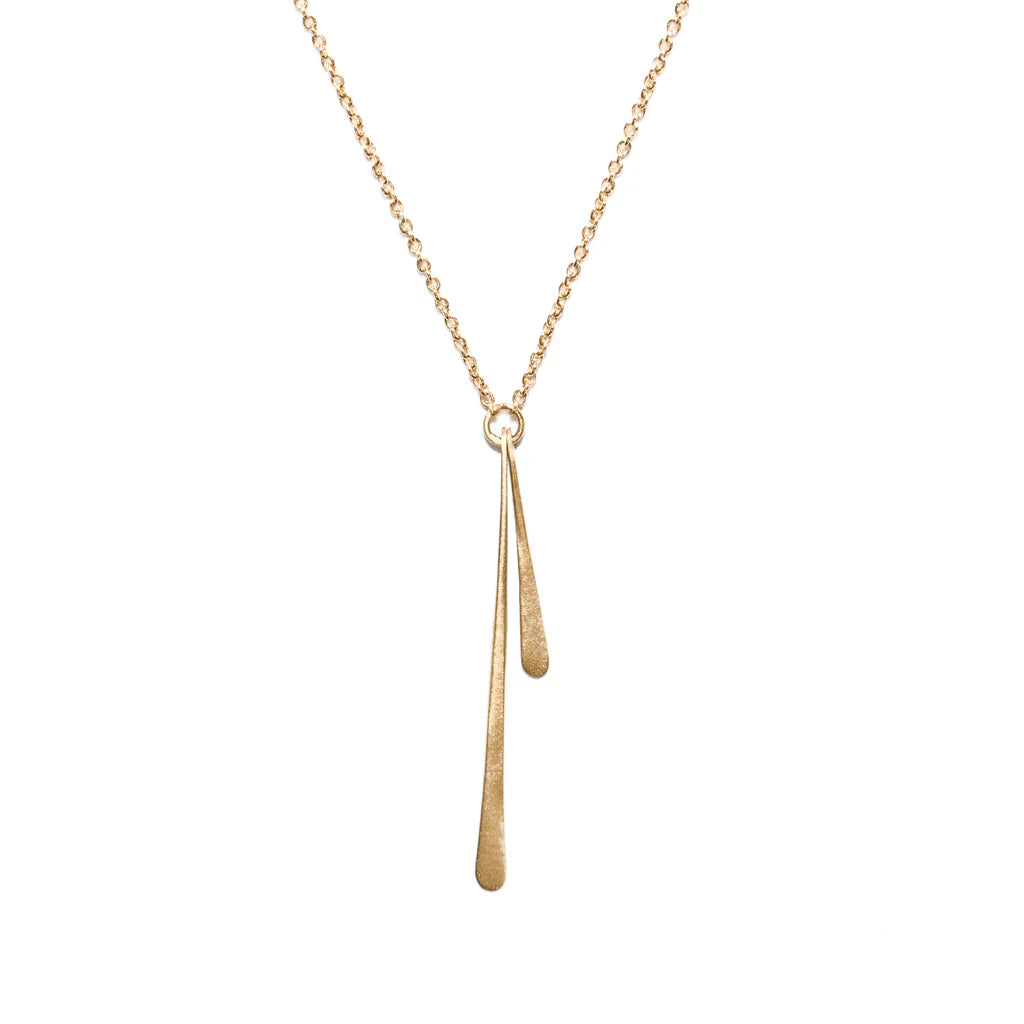 Elegant Double Fringe Necklace for Women - Boho Chic Layered Beaded Pendant Jewelry - Perfect for Parties, Weddings & Everyday Wear