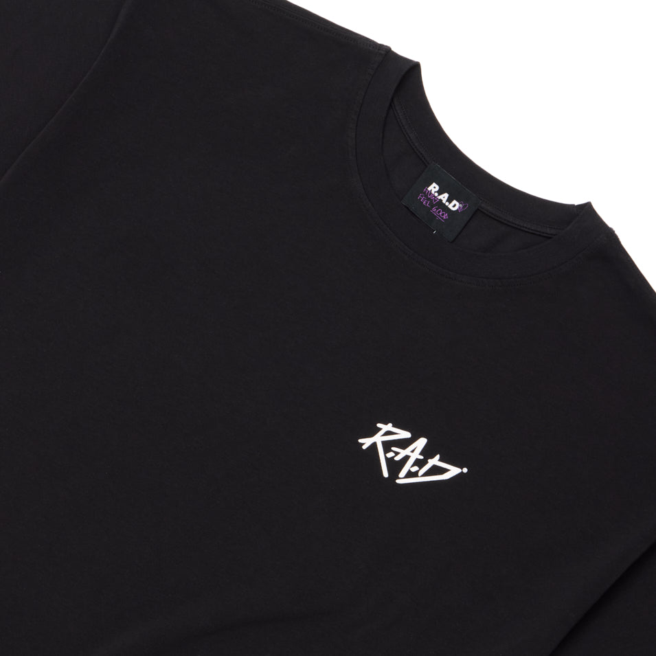 Heavy™ Black Globe Graphic T-Shirt for Men - Stylish Casual Wear for Street Fashion & Everyday Outfits