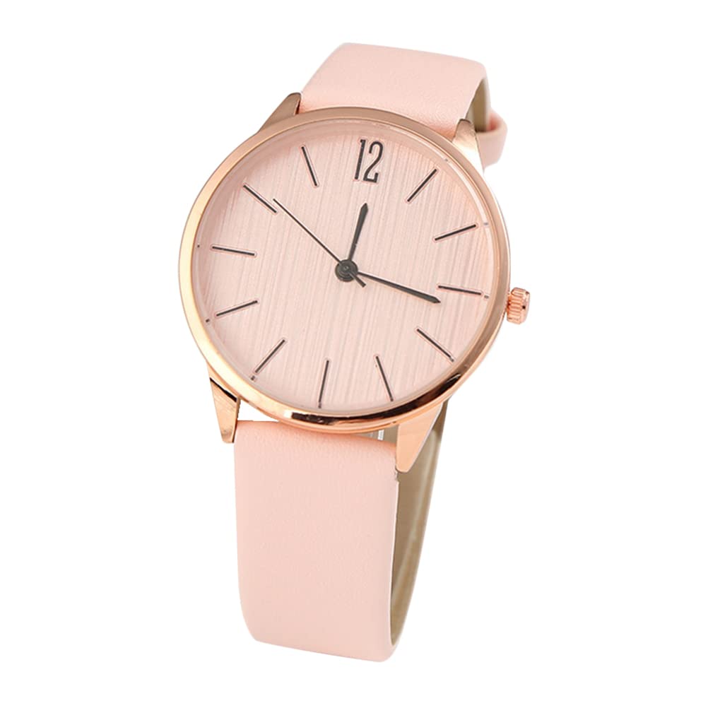 iBasenice Women's Casual Wrist Watch - Adjustable Leather Strap Fashion Watch for Ladies | Perfect for Office, Dating & Everyday Wear