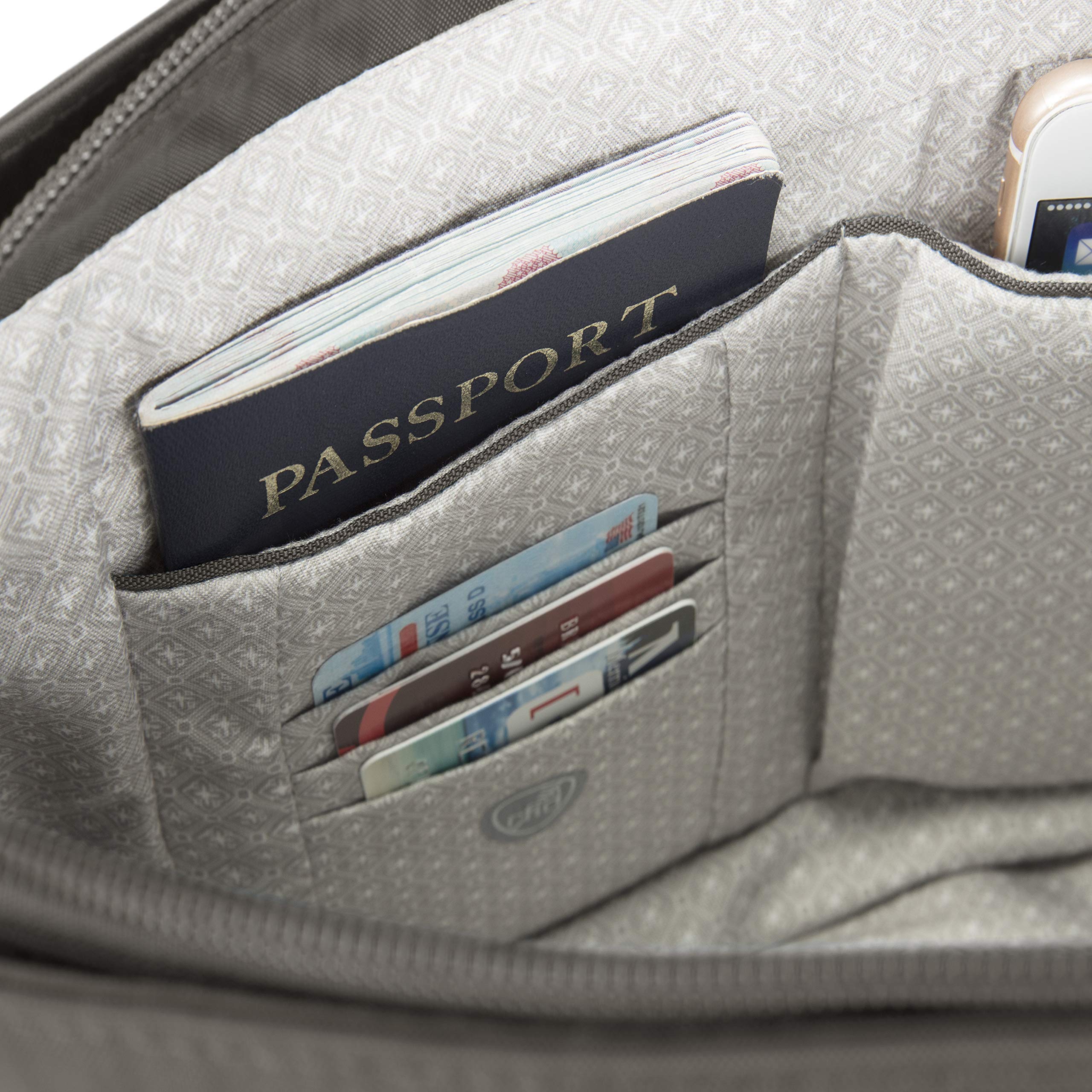 Travelon Anti-Theft Crossbody Bag with RFID Blocking & Patch Pockets - Secure Hands-Free Purse for Travel, Commuting & Daily Use