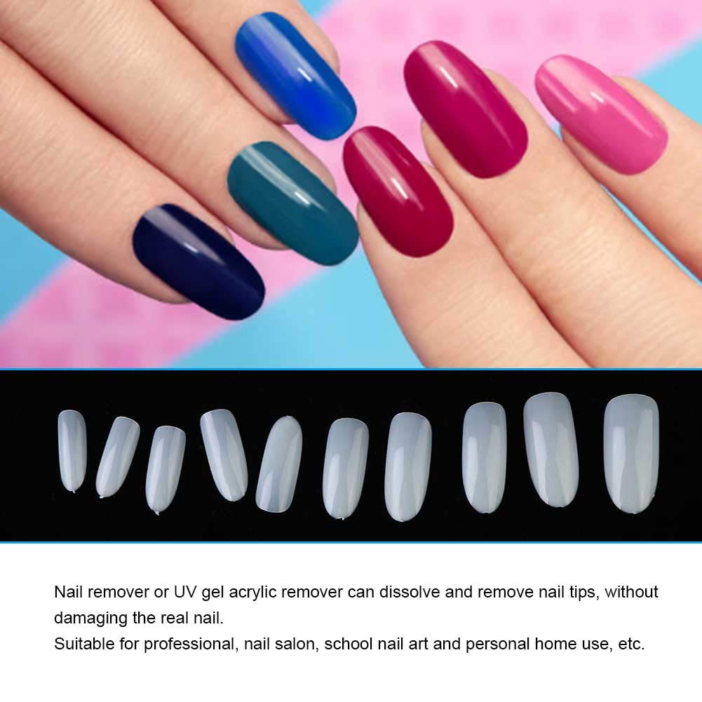 500pcs Natural Color Nail Art Tips - Professional Manicure Tools for DIY Nail Salon, Easy to Remove & Durable Artificial Nails for Manicurists & Nail Lovers | Perfect for Home Nail Care, Salon Services & Nail Art Designs