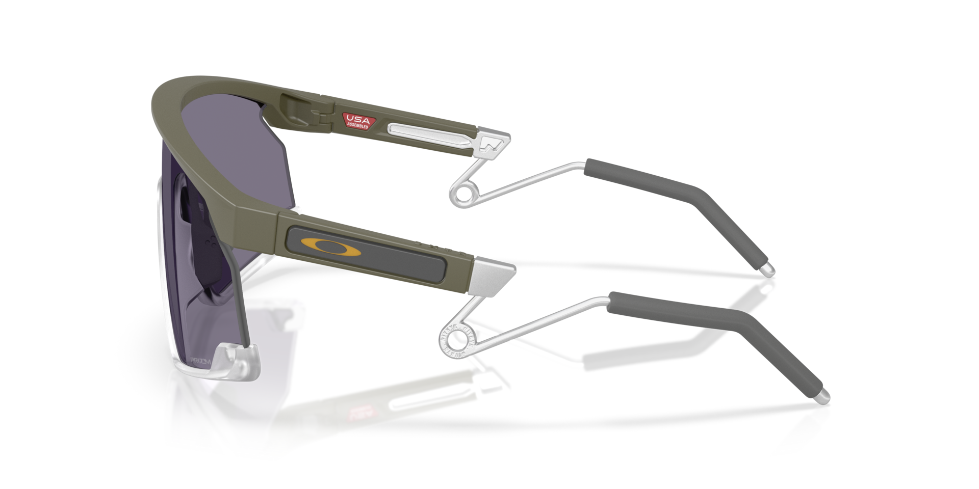 BXTR METAL Matte Moss / Prizm Grey Sunglasses - Polarized Sports & Outdoor Shades for Running, Cycling, and Driving