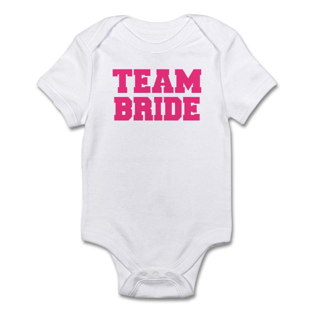 Team Bride Infant Bodysuit - Cute Baby Onesie for Wedding Party - Perfect for Bridal Shower, Bachelorette Party & Newborn Photo Shoots