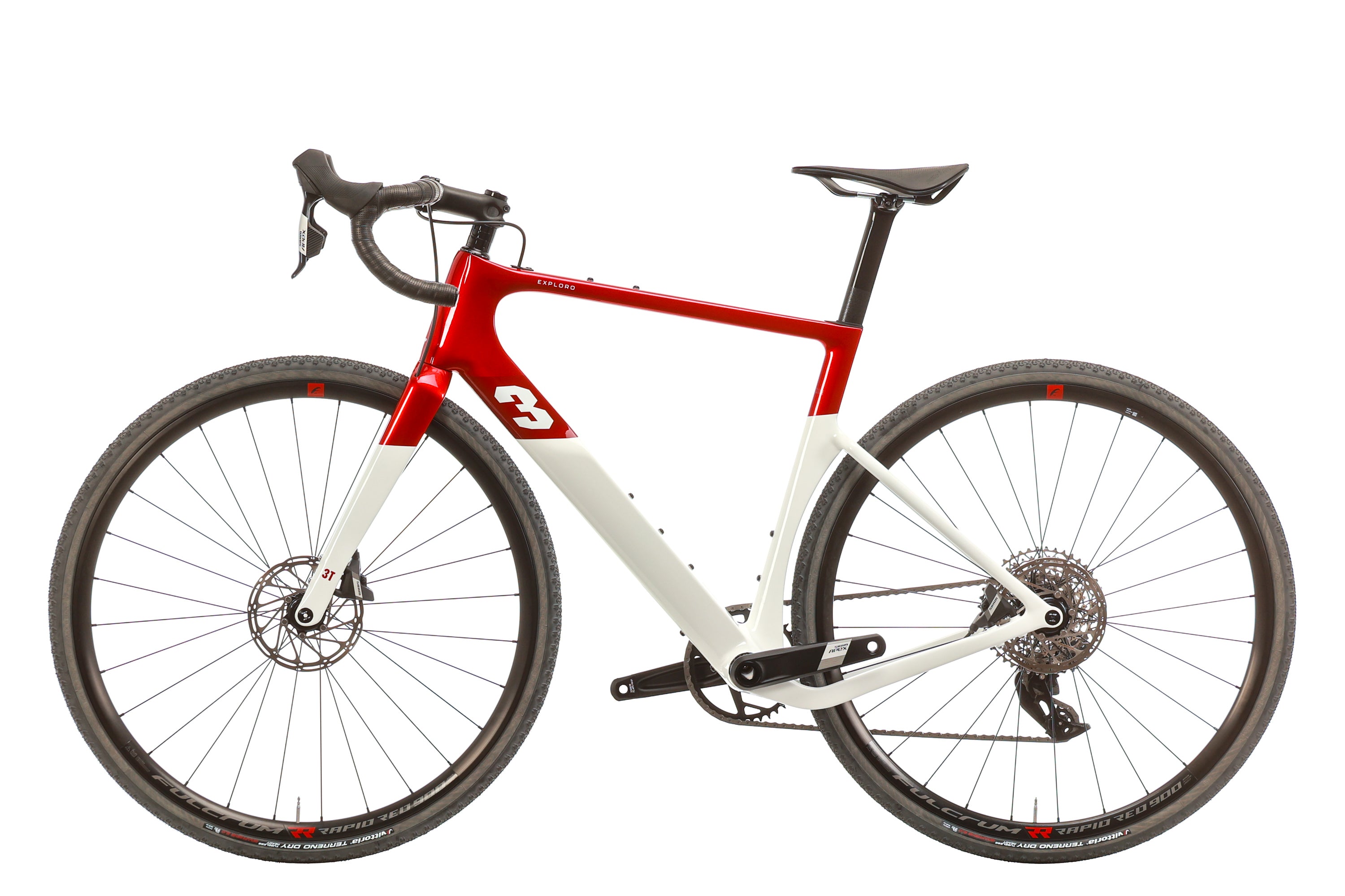 3T Exploro RaceMax Apex XPLR AXS Gravel Bike 2023 - 54cm Carbon Frame, 1x12 Drivetrain - Perfect for Adventure Racing, Bikepacking & Off-Road Cycling