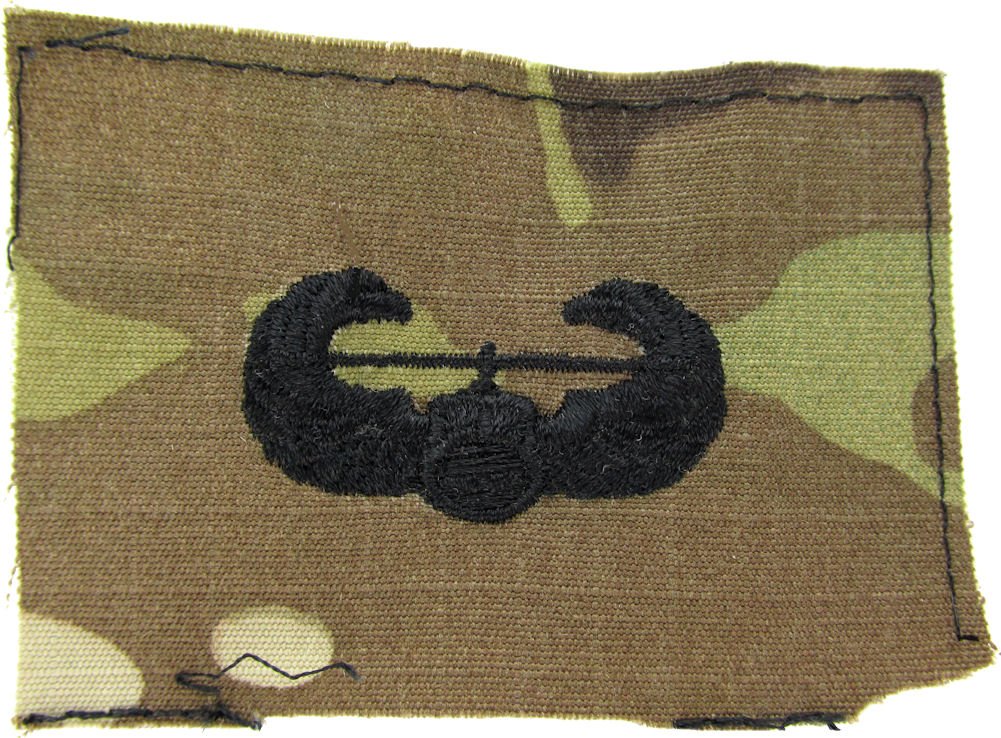 Air Assault Qualification Badge - Multicam Sew-On Military Patch for Tactical Uniforms & Backpacks | Perfect for Army Soldiers, Airborne Units & Outdoor Enthusiasts