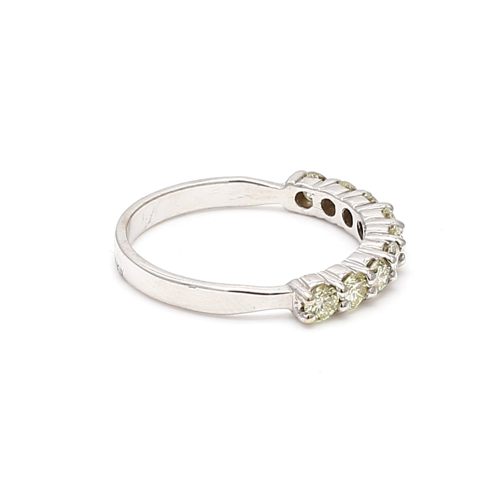 0.72 Carat Round Brilliant L I1 Diamond Engagement Ring - 14K White Gold Wedding Band for Women, Perfect for Proposals, Anniversaries & Bridal Jewelry Gifts