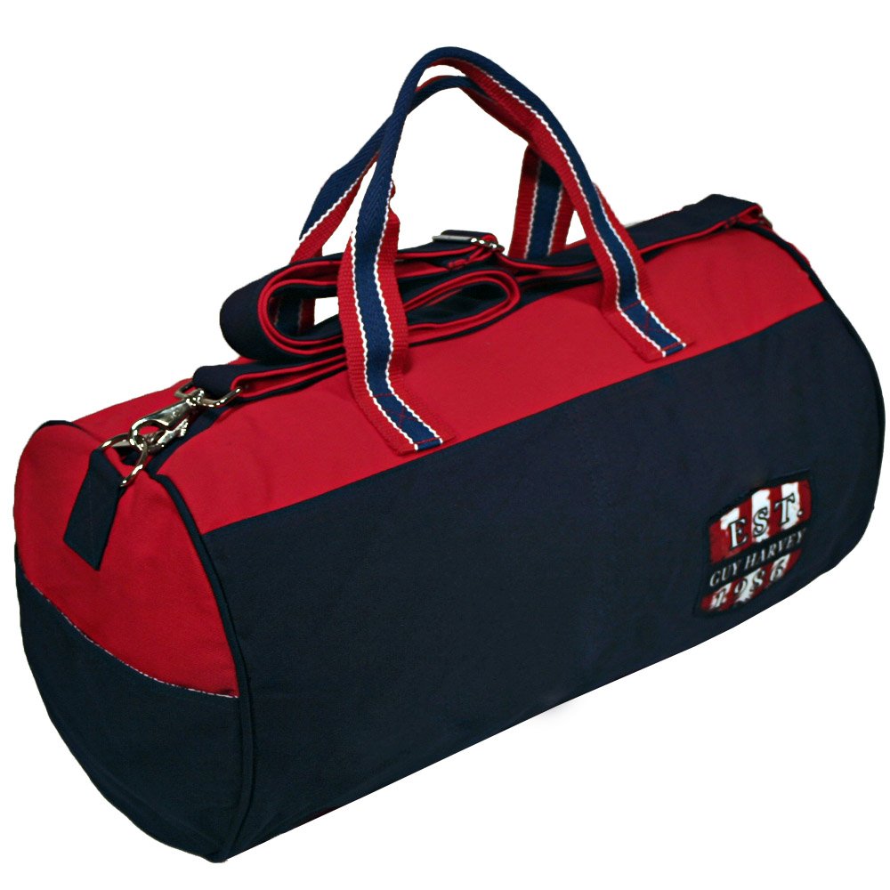 Guy Harvey Navy Overnight Duffle Bag - Water-Resistant Travel Duffel for Men & Women - Perfect for Gym, Weekend Trips & Beach Getaways