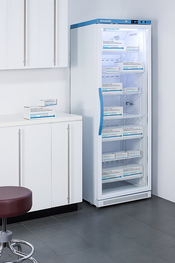 Accucold 15 Cu.Ft. Upright Vaccine Refrigerator ARG15PV - Medical Grade Vaccine Storage for Clinics, Pharmacies & Laboratories | Reliable Temperature Control for Vaccines, Medications & Biological Samples