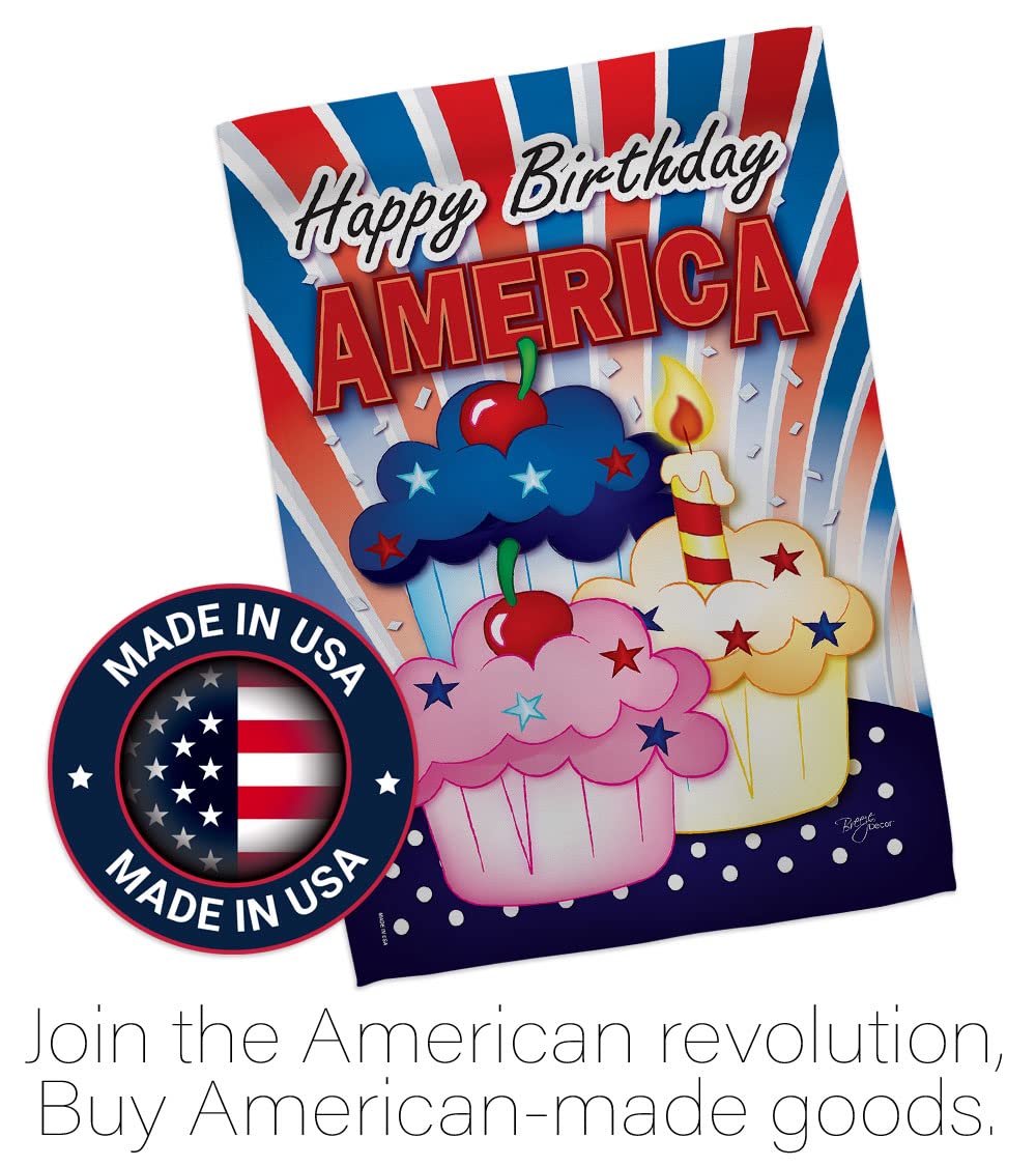 American Cupcake Patriotic House Flag Set - 28