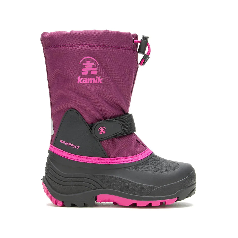 Kamik Grape Waterbug Boot - Waterproof Winter Boots for Women & Kids - Perfect for Snow, Rain & Outdoor Adventures