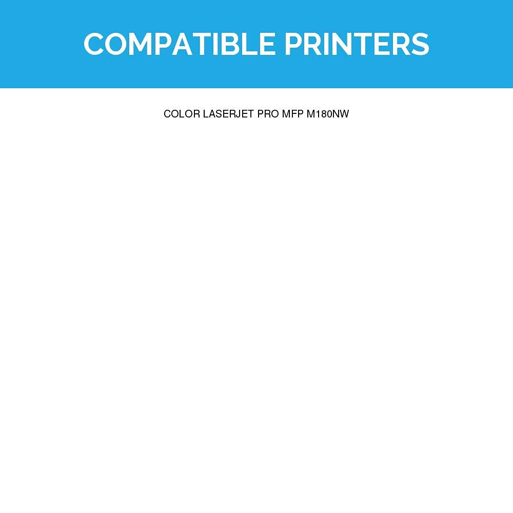 LD Products Replacement Toner Cartridge for HP 204A CF510A (Single Black) - Compatible with HP Color LaserJet M180nw Printer - High Yield Printing for Home & Office Use