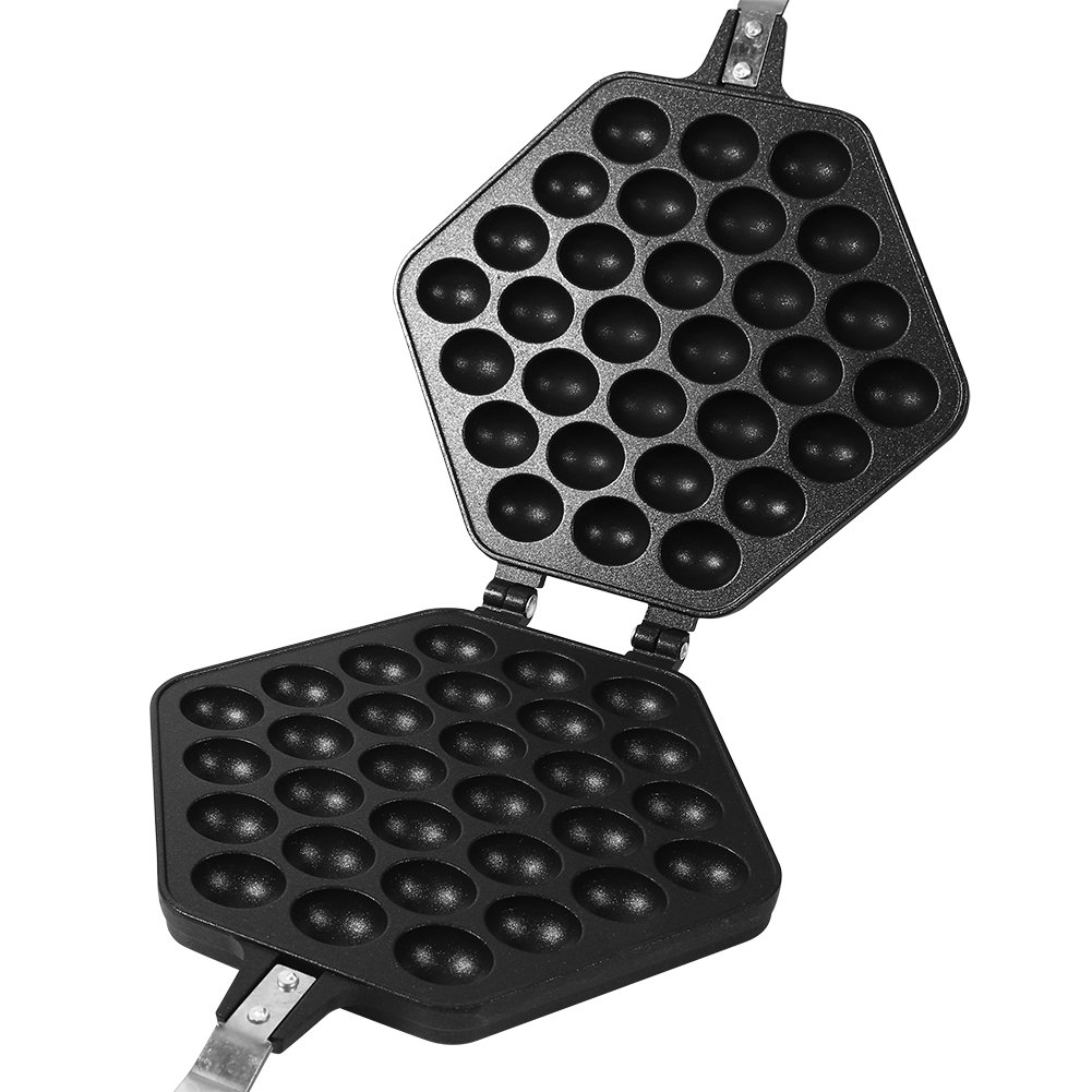 Hong Kong Style Bubble Waffle Maker - Electric Egg Waffle Pan with Non-Stick Coating for Perfect Egg Puffs | Ideal for Breakfast, Desserts, and Street-Style Snacks at Home