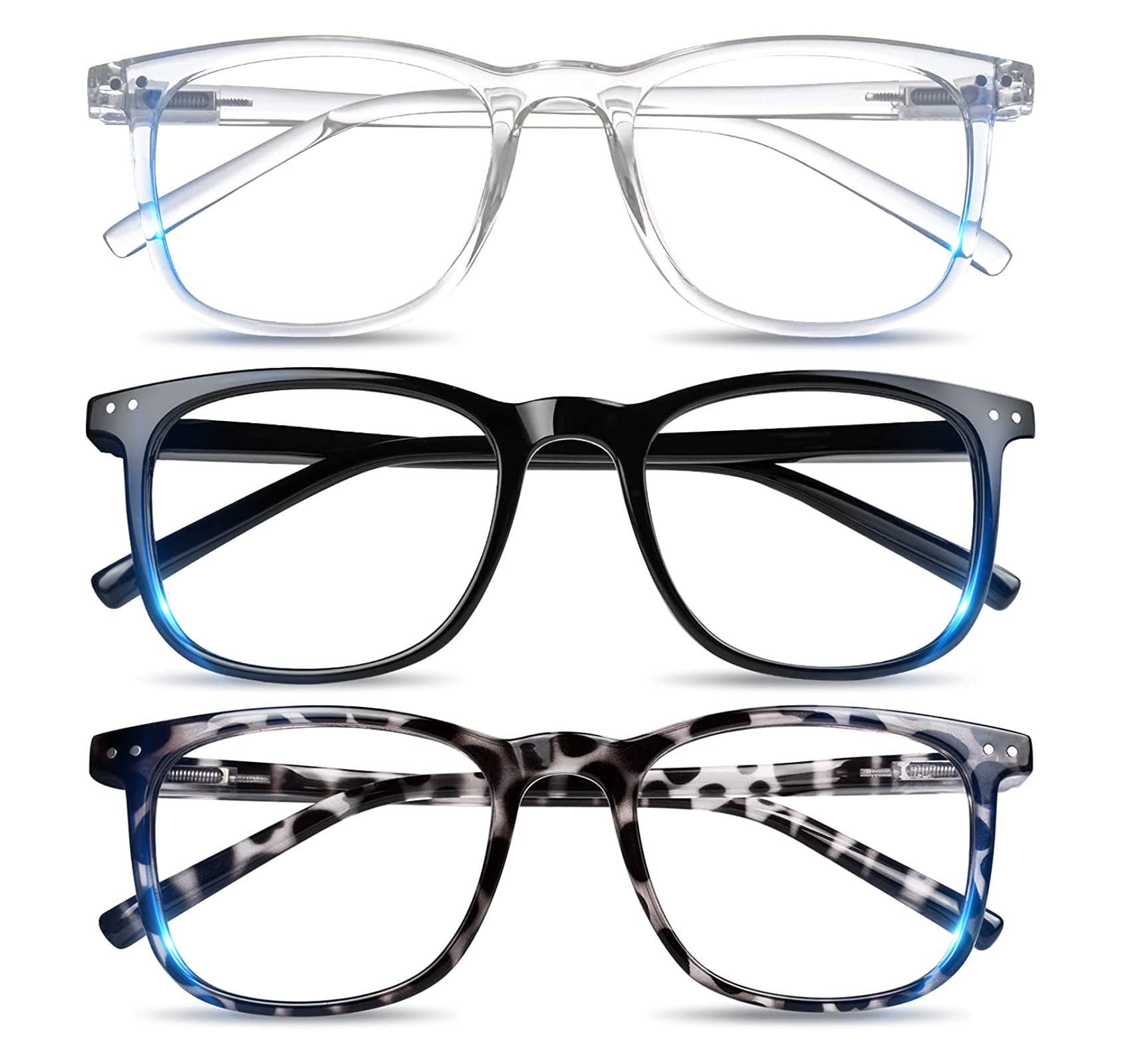 Blue Light Blocking Glasses for Men & Women - Anti Glare UV Protection for Computer Use