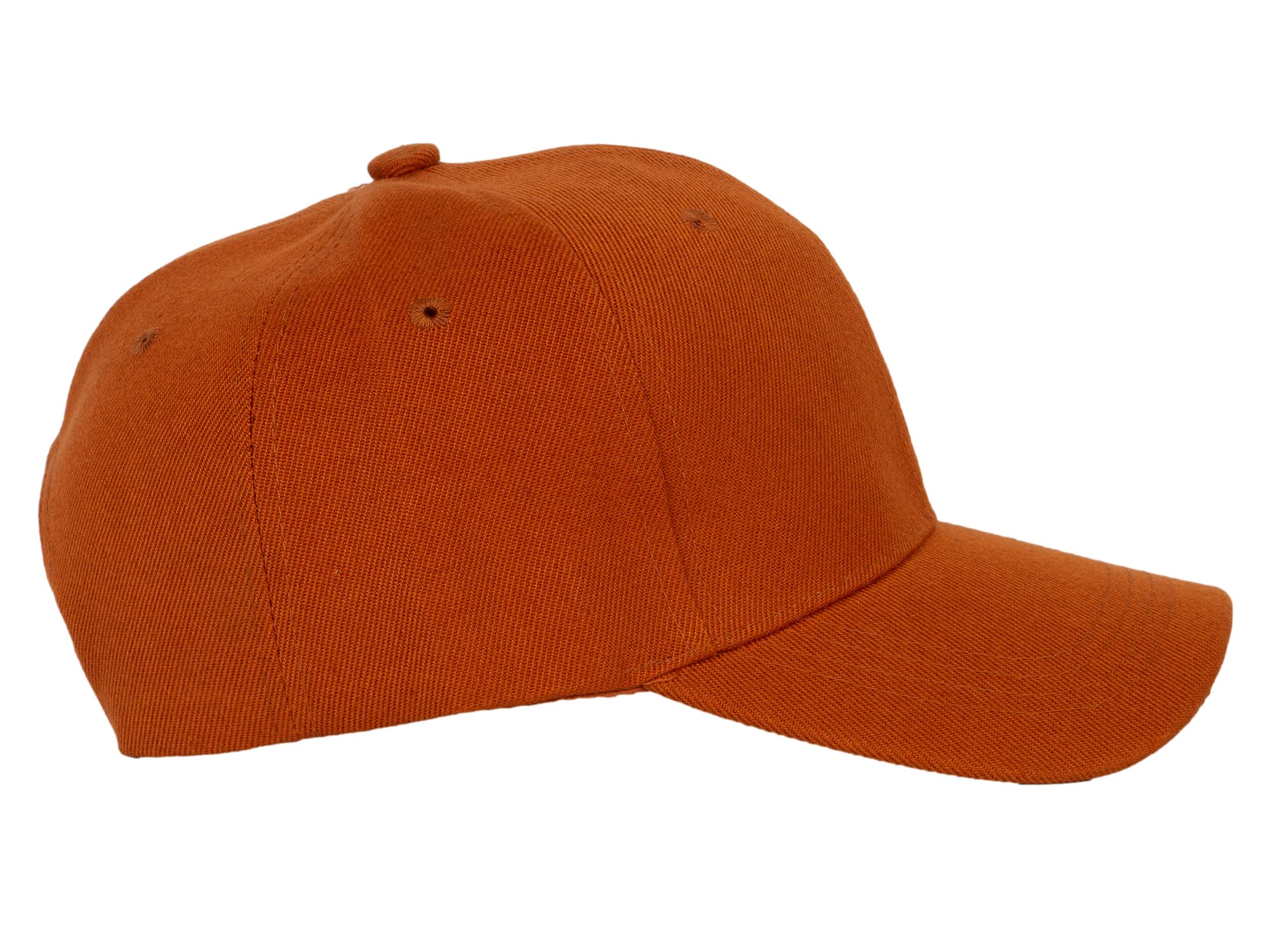 12-Pack Adjustable Baseball Caps for Men & Women - Breathable Cotton Hats for Outdoor Sports, Running, Hiking - TOP HEADWEAR
