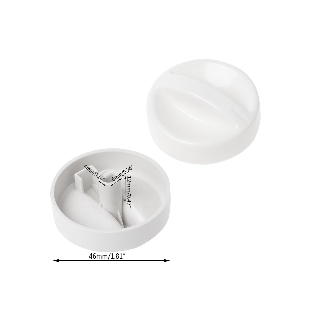 JENOR 2-Pack Universal Microwave Oven Knob Timer Control Switch Replacement Parts - Perfect for Whirlpool, GE, Samsung & More - Easy DIY Repair for Broken Microwave Dials