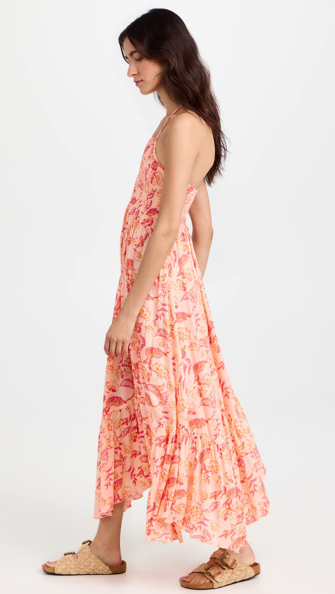 FP Movement Women's Heat Wave Printed Maxi Dress - Flowy Summer Beach Dress with UPF Protection - Perfect for Vacations, Pool Parties & Boho Fashion