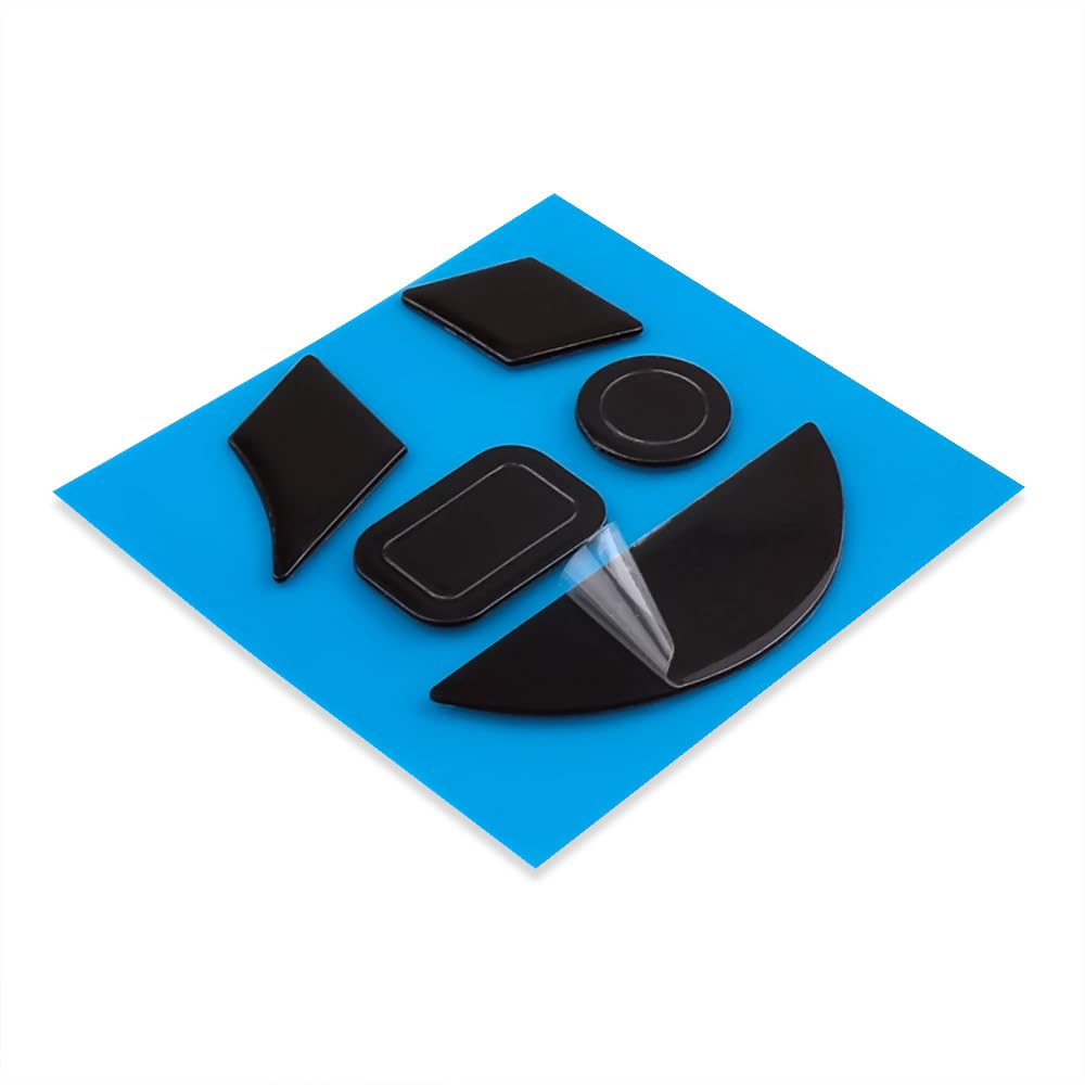 2 Sets Rounded Curved Edges Mouse Skates for Razer Naga 2014 (RZ01-0104), Naga Chroma 2016 (RZ01-0161) & Naga Hex V2 2016 (RZ01-0160) - Smooth Gliding Gaming Mouse Feet Replacement for Enhanced Precision & Speed - Perfect for FPS, MOBA & MMO Gaming