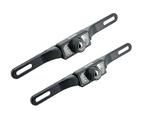 2X XtremeVision XV95BK Universal Rear View Backup Camera - 170° Wide Angle, LED & 8 IR Night Vision, Waterproof License Plate Reverse Camera for Cars, SUVs, Trucks - Perfect for Safe Parking and Nighttime Reversing