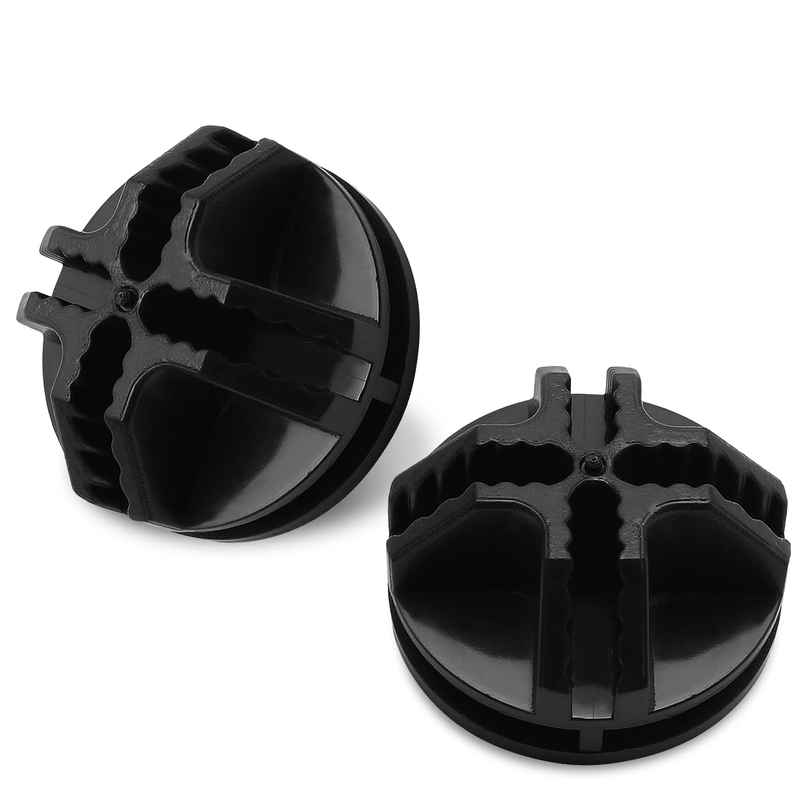 Litoexpe 36 Pcs Black Plastic Wire Cube Connectors for Modular Storage - Compatible with 3-4mm Diameter Metal Grid Shelves | Perfect for Closet Organization, DIY Shelving Units & Home Storage Solutions
