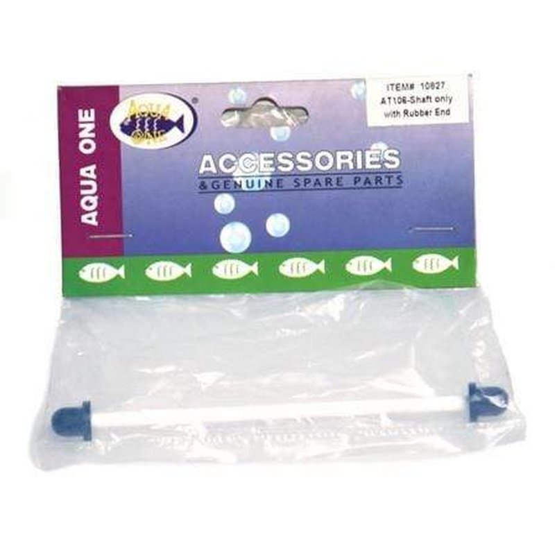 Aqua One Shaft with Rubber Ends - Maxi 106 (10827) - Durable Water Pump Replacement Part for Aquariums & Ponds