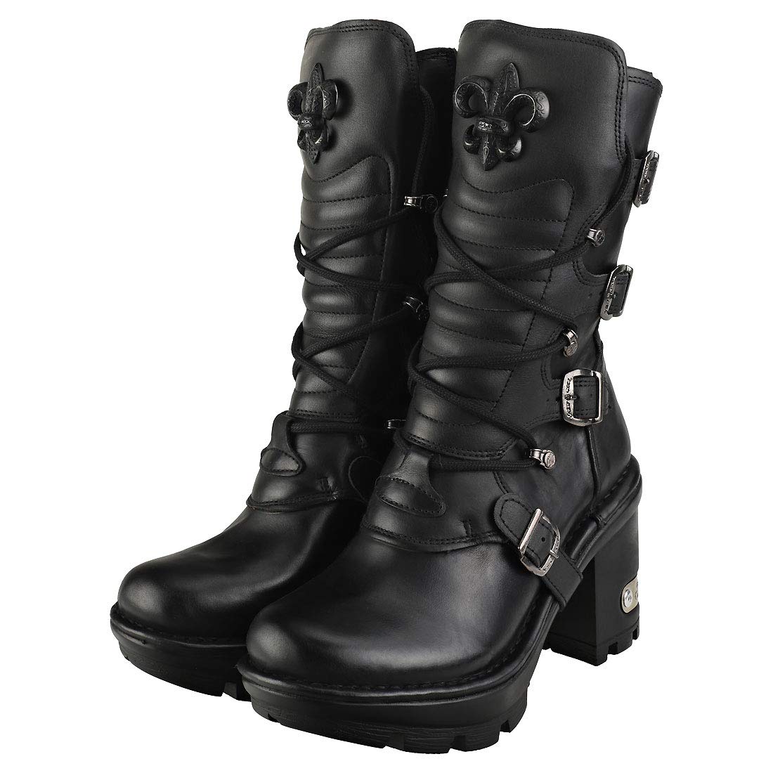 Unisex Platform Boots in Black - Size 8.5 US Men / 10 US Women - Trendy Chunky Sole Shoes for Streetwear & Winter Fashion