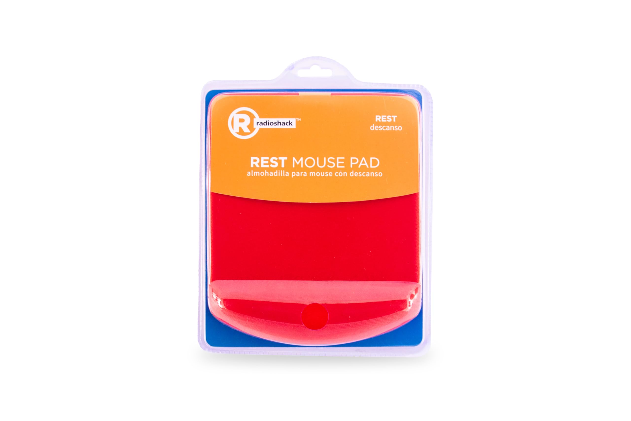 Ergonomic Square Gel Mouse Pad with Wrist Rest - Comfortable Office & Gaming Mouse Mat for Desk - Improves Support, Accuracy & Responsiveness - Ideal for Work, Gaming & Computer Use - Red
