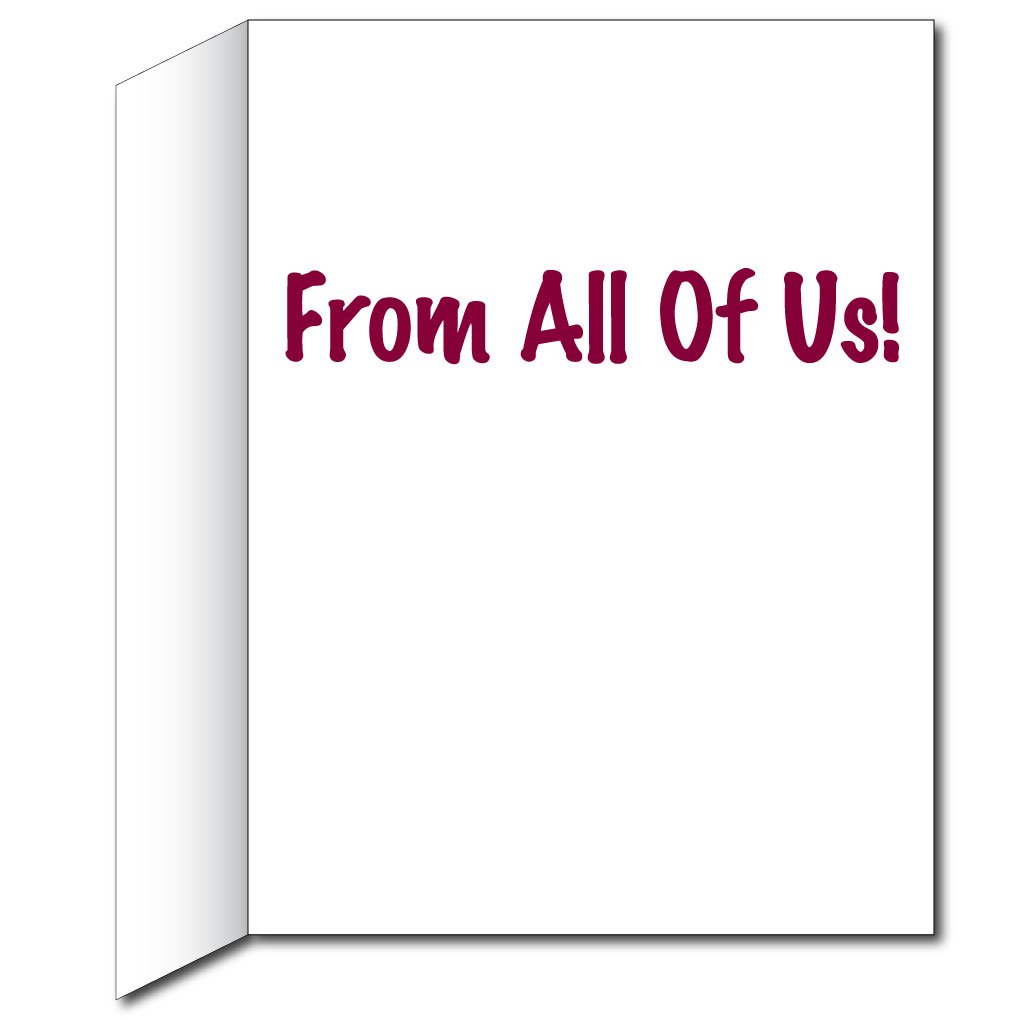 VictoryStore Jumbo Greeting Cards: 3ft x 4ft Oversized Thank You Cards with Envelopes (Fun Big Nose Design) - Perfect for Birthday Parties, Grand Openings & Special Events